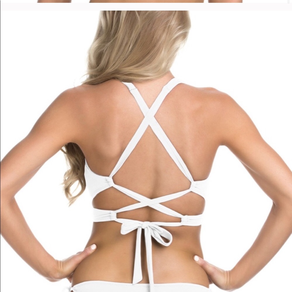 BECCA by Rebecca Virtue wrap bikini top